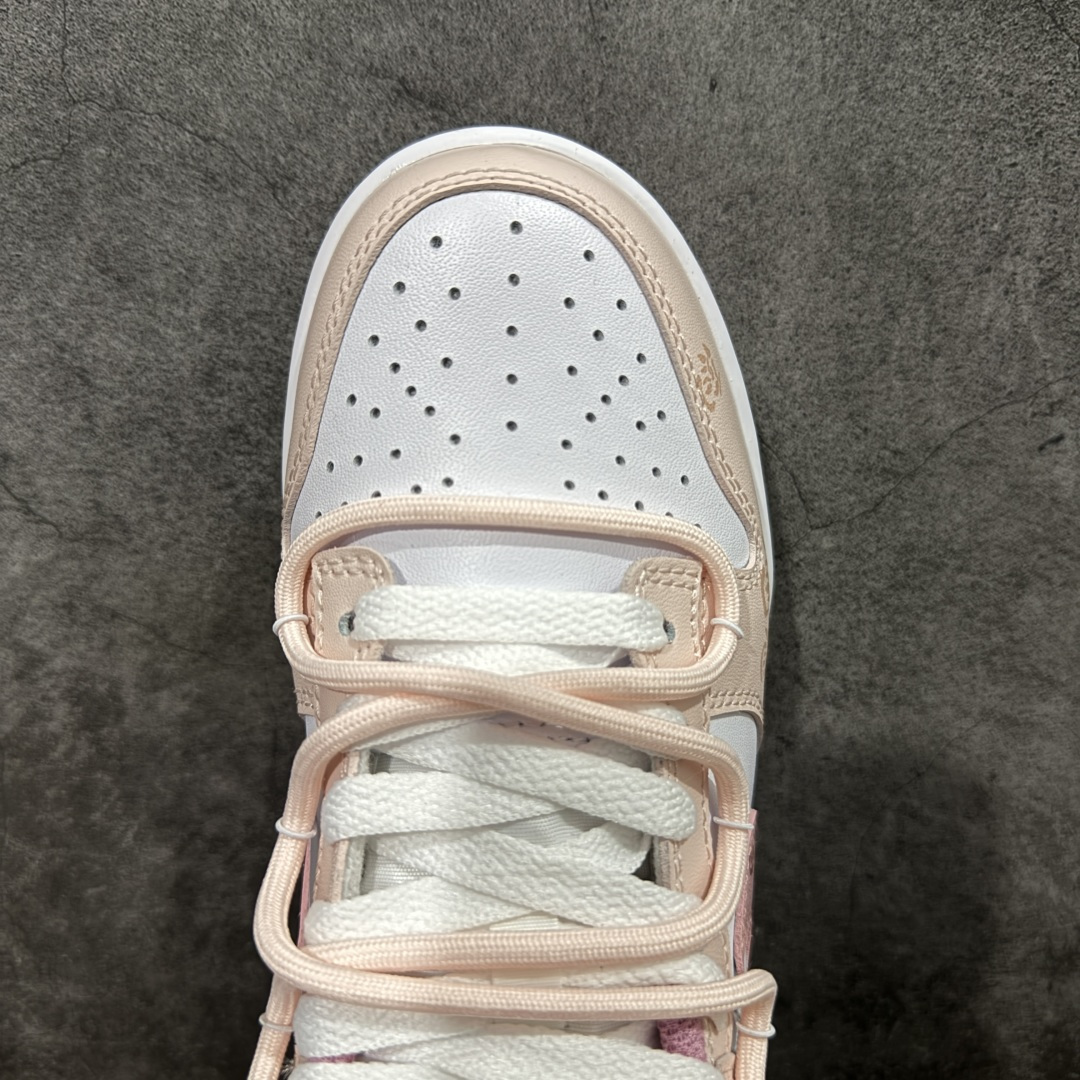 图片[5]-【YC纯原】 NK Dunk Low低帮定制配色蜜语玫瑰 粉白 货号：DD1873 112 尺码：35.5 36 36.5 37 37.5 38 38.5 39 40-选品中心