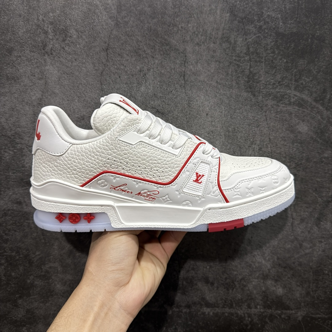 【PK纯原版】Louis Vuitton 路易威登 LV Trainer 低帮休闲板鞋 同步官方2025最新原版包装 海淘代购同渠道品质 高端零售 外贸充正专供 原版购入开发 ZP级全套包装 完美楦型 正确卡色 大底TPU 质感媲美原版 细节与原版一致 请注意区分市面通货材 尺码：39 40 41 42 43 44 45 46-选品中心