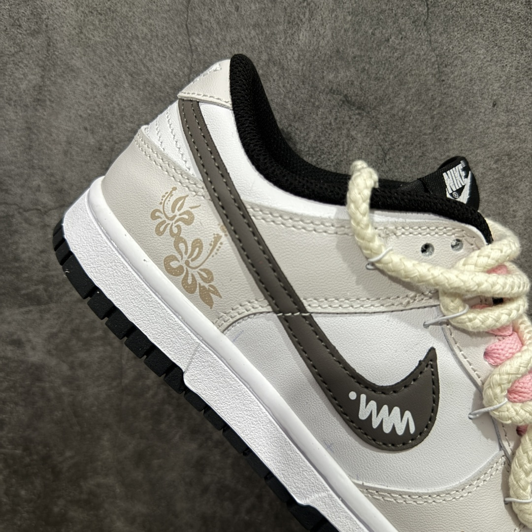 图片[7]-【YC纯原】 NK Dunk Low低帮定制配色唯美花园 米白灰 货号：DD1391 100 尺码：35.5 36 36.5 37 37.5 38 38.5 39 40-选品中心