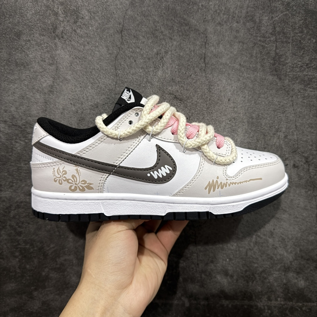 【YC纯原】 NK Dunk Low低帮定制配色唯美花园 米白灰 货号:DD1391 100 尺码:35.5 36 36.5 37 37.5 38 38.5 39 40-选品中心