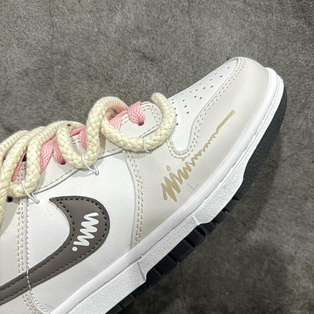 图片[6]-【YC纯原】 NK Dunk Low低帮定制配色唯美花园 米白灰 货号：DD1391 100 尺码：35.5 36 36.5 37 37.5 38 38.5 39 40-选品中心