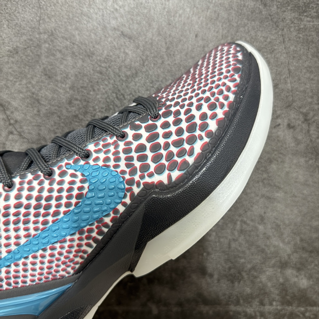 图片[6]-【Star版本】Nike Kobe VI 科比6科比六 \” All-star \” 实战篮球鞋裸眼3D红蓝鸳鸯 IQ3902-002 史上最强复刻 私人团队订单 细节完美对比公司货 前掌超大Zoom Turbo气垫 后掌EVA缓震 真正的原汁原味 还原ZP脚感 全身鞋材卡料色独家定制 唯一正确喷漆工艺Swoosh 正确凹凸蛇鳞工艺 正确鞋面渐变效果 内全置真动飞态线 独立原厂模具 最大尺码达到48.5码 首批不拼图大几率过验 亲测已过 支持各种高强度实战 无需担心 上脚价 补货周期极长 脚宽建议买大半码 科比系列前掌偏窄 不影响二次销售 支持七天无理由退换 尺码：40 40.5 41 42 42.5 43 44 44.5 45 45.5 46 47.5 48.5-选品中心