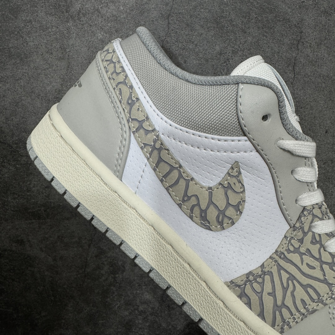 图片[6]-【H11版本】耐克Nike Air Jordan 1 AJ1经典复古经典低帮百搭文化篮球鞋 DH4269-100 公司级真标半码制#原档案原数据开发版型#采用荔枝纹头层皮革鞋面材质#原厂立体填充鞋舌海绵#中底注胶孔及缜密中底拉帮工艺#原数据开发模具大底 尺码：35.5 36 36.5 37.5 38 38.5 39 40 40.5 41 42 42.5 43 44 44.5 45 46 47.5 编码：H11B250260-选品中心