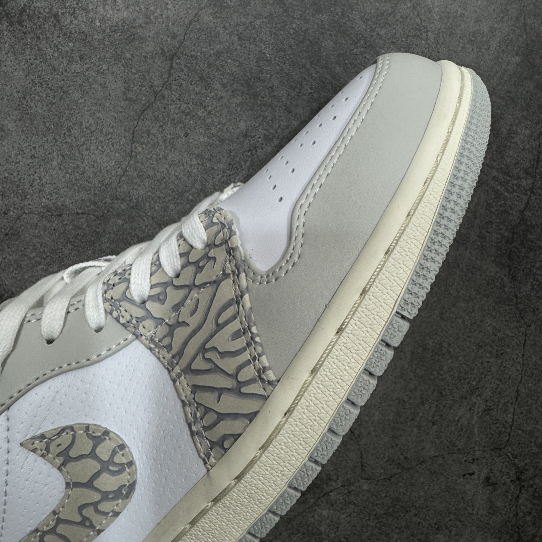 图片[5]-【H11版本】耐克Nike Air Jordan 1 AJ1经典复古经典低帮百搭文化篮球鞋 DH4269-100 公司级真标半码制#原档案原数据开发版型#采用荔枝纹头层皮革鞋面材质#原厂立体填充鞋舌海绵#中底注胶孔及缜密中底拉帮工艺#原数据开发模具大底 尺码：35.5 36 36.5 37.5 38 38.5 39 40 40.5 41 42 42.5 43 44 44.5 45 46 47.5 编码：H11B250260-选品中心