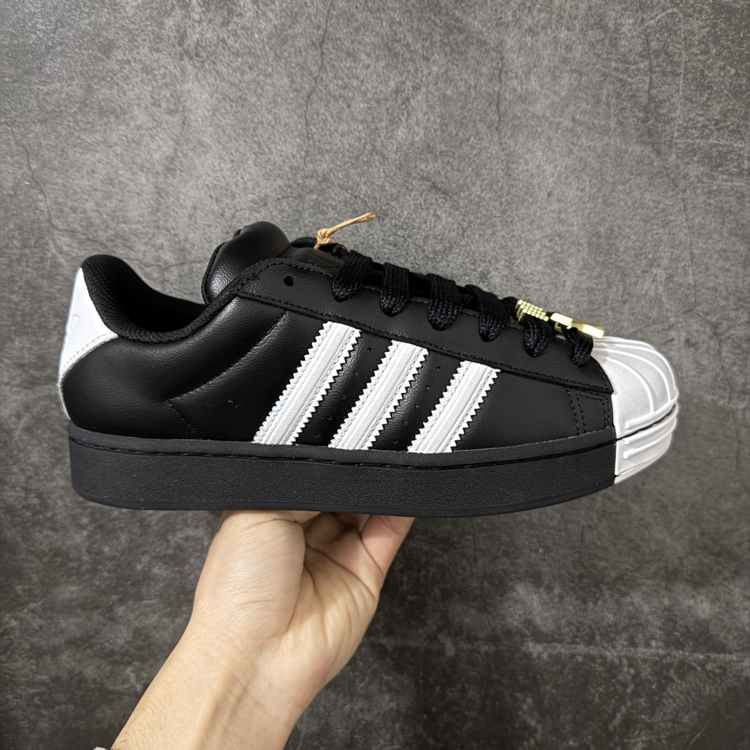 AD Originals Superstar 胖丁黑白 JR7444原厂SD皮 全配色原鞋开发 电脑针车