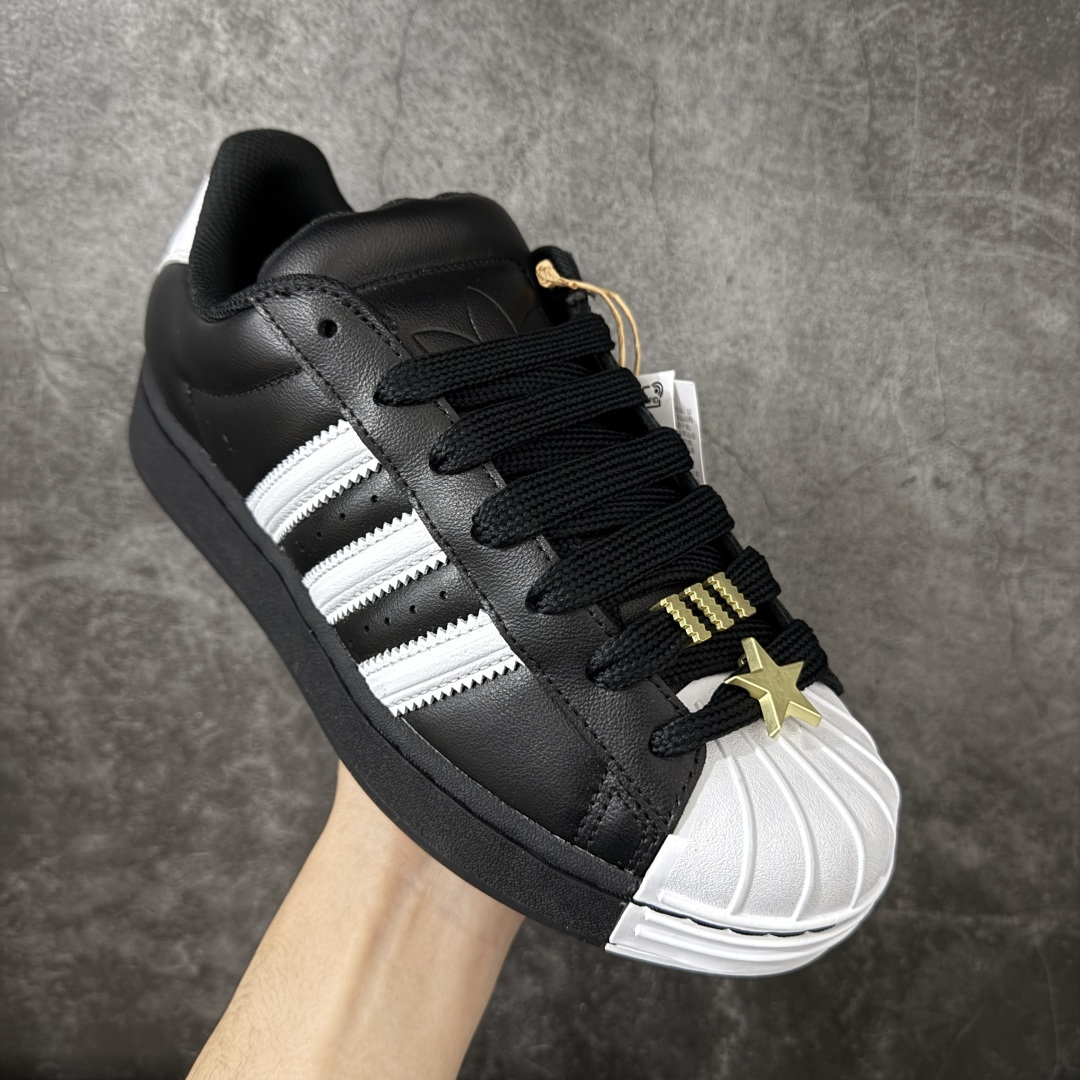 AD Originals Superstar 胖丁黑白 JR7444原厂SD皮 全配色原鞋开发 电脑针车