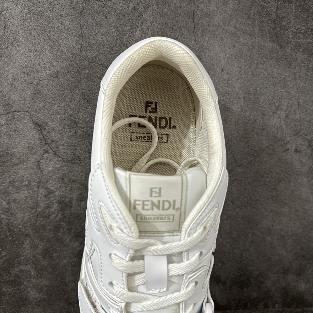 图片[8]-【YS纯原】广奢高端货 FENDI芬迪 Match 绒面皮革 压纹系带 男女同款 黑白红底经典款 ✦ 官方同源渠道 · 原装订单 ✦ 专柜全套包装＋原装配件齐全 ✦ 鞋底内置核心防伪芯片 · 可感应 ✦ FENDI Match 最新爆款情侣款板鞋 ✦ 高工艺无缝细空胶技术 ✦ 贴楦误差仅 0.05mm ✦ 固特异内外锁死工艺 ✦ 最大弯折也不开胶 · 环保无异味 ✦ 麂皮＋胶片拼接鞋面，质感更高级 ✦ Logo内里使用毛巾绒MX，脚感细腻温柔 尺码：35-45-选品中心