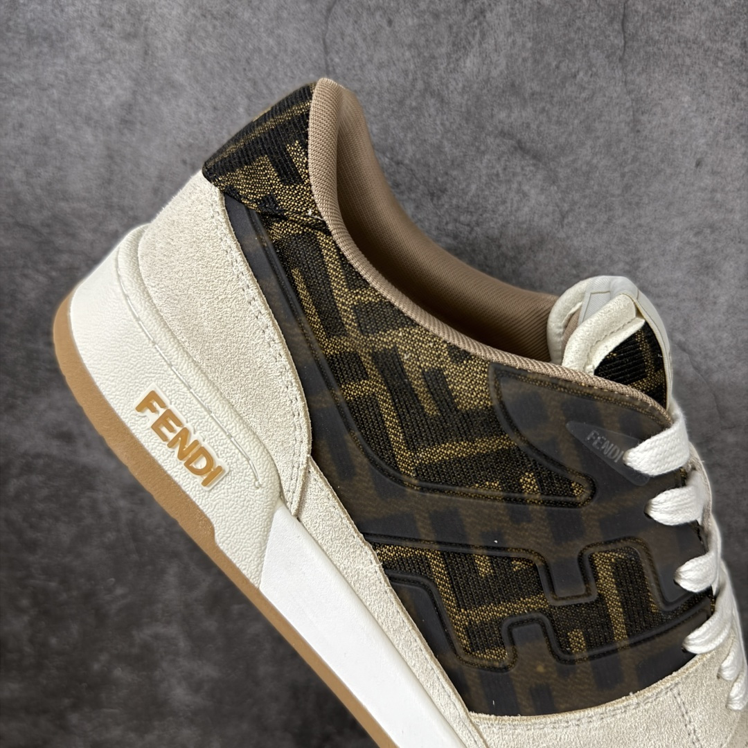 图片[7]-【YS纯原】广奢高端货 FENDI芬迪 Match 绒面皮革 压纹系带 男女同款 黑白红底经典款 ✦ 官方同源渠道 · 原装订单 ✦ 专柜全套包装＋原装配件齐全 ✦ 鞋底内置核心防伪芯片 · 可感应 ✦ FENDI Match 最新爆款情侣款板鞋 ✦ 高工艺无缝细空胶技术 ✦ 贴楦误差仅 0.05mm ✦ 固特异内外锁死工艺 ✦ 最大弯折也不开胶 · 环保无异味 ✦ 麂皮＋胶片拼接鞋面，质感更高级 ✦ Logo内里使用毛巾绒MX，脚感细腻温柔 尺码：35-45-选品中心