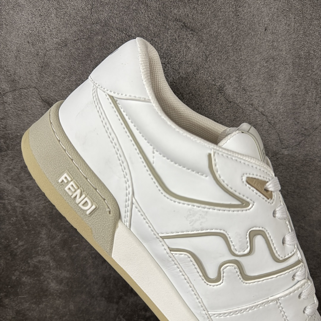 图片[7]-【YS纯原】广奢高端货 FENDI芬迪 Match 绒面皮革 压纹系带 男女同款 黑白红底经典款 ✦ 官方同源渠道 · 原装订单 ✦ 专柜全套包装＋原装配件齐全 ✦ 鞋底内置核心防伪芯片 · 可感应 ✦ FENDI Match 最新爆款情侣款板鞋 ✦ 高工艺无缝细空胶技术 ✦ 贴楦误差仅 0.05mm ✦ 固特异内外锁死工艺 ✦ 最大弯折也不开胶 · 环保无异味 ✦ 麂皮＋胶片拼接鞋面，质感更高级 ✦ Logo内里使用毛巾绒MX，脚感细腻温柔 尺码：35-45-选品中心