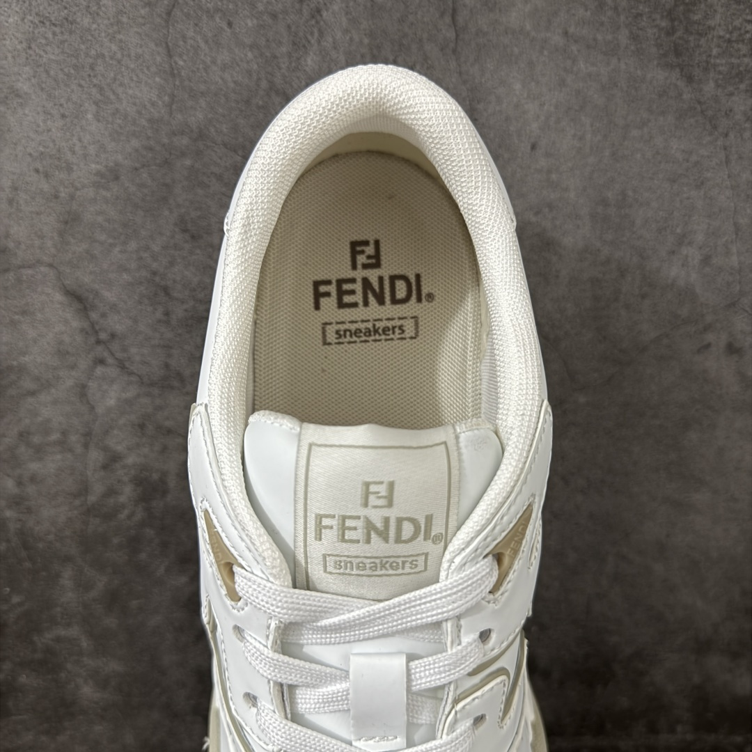 图片[8]-【YS纯原】广奢高端货 FENDI芬迪 Match 绒面皮革 压纹系带 男女同款 黑白红底经典款 ✦ 官方同源渠道 · 原装订单 ✦ 专柜全套包装＋原装配件齐全 ✦ 鞋底内置核心防伪芯片 · 可感应 ✦ FENDI Match 最新爆款情侣款板鞋 ✦ 高工艺无缝细空胶技术 ✦ 贴楦误差仅 0.05mm ✦ 固特异内外锁死工艺 ✦ 最大弯折也不开胶 · 环保无异味 ✦ 麂皮＋胶片拼接鞋面，质感更高级 ✦ Logo内里使用毛巾绒MX，脚感细腻温柔 尺码：35-45-选品中心