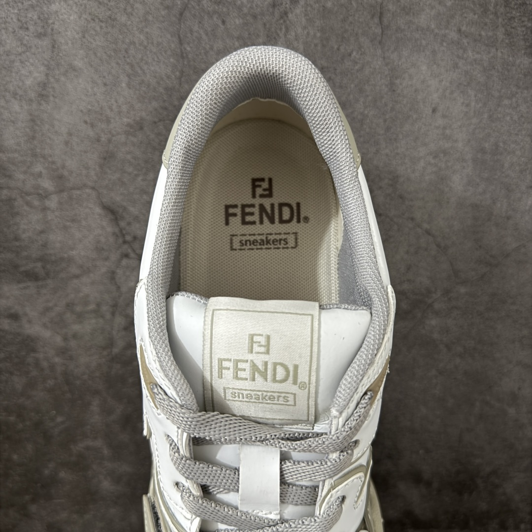 图片[8]-【YS纯原】广奢高端货 FENDI芬迪 Match 绒面皮革 压纹系带 男女同款 黑白红底经典款 ✦ 官方同源渠道 · 原装订单 ✦ 专柜全套包装＋原装配件齐全 ✦ 鞋底内置核心防伪芯片 · 可感应 ✦ FENDI Match 最新爆款情侣款板鞋 ✦ 高工艺无缝细空胶技术 ✦ 贴楦误差仅 0.05mm ✦ 固特异内外锁死工艺 ✦ 最大弯折也不开胶 · 环保无异味 ✦ 麂皮＋胶片拼接鞋面，质感更高级 ✦ Logo内里使用毛巾绒MX，脚感细腻温柔 尺码：35-45-选品中心