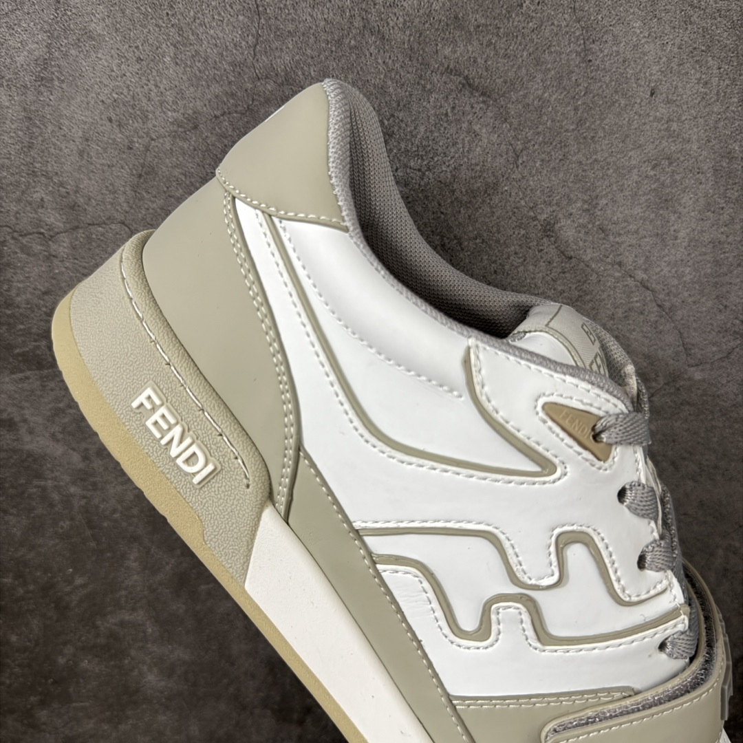 图片[7]-【YS纯原】广奢高端货 FENDI芬迪 Match 绒面皮革 压纹系带 男女同款 黑白红底经典款 ✦ 官方同源渠道 · 原装订单 ✦ 专柜全套包装＋原装配件齐全 ✦ 鞋底内置核心防伪芯片 · 可感应 ✦ FENDI Match 最新爆款情侣款板鞋 ✦ 高工艺无缝细空胶技术 ✦ 贴楦误差仅 0.05mm ✦ 固特异内外锁死工艺 ✦ 最大弯折也不开胶 · 环保无异味 ✦ 麂皮＋胶片拼接鞋面，质感更高级 ✦ Logo内里使用毛巾绒MX，脚感细腻温柔 尺码：35-45-选品中心