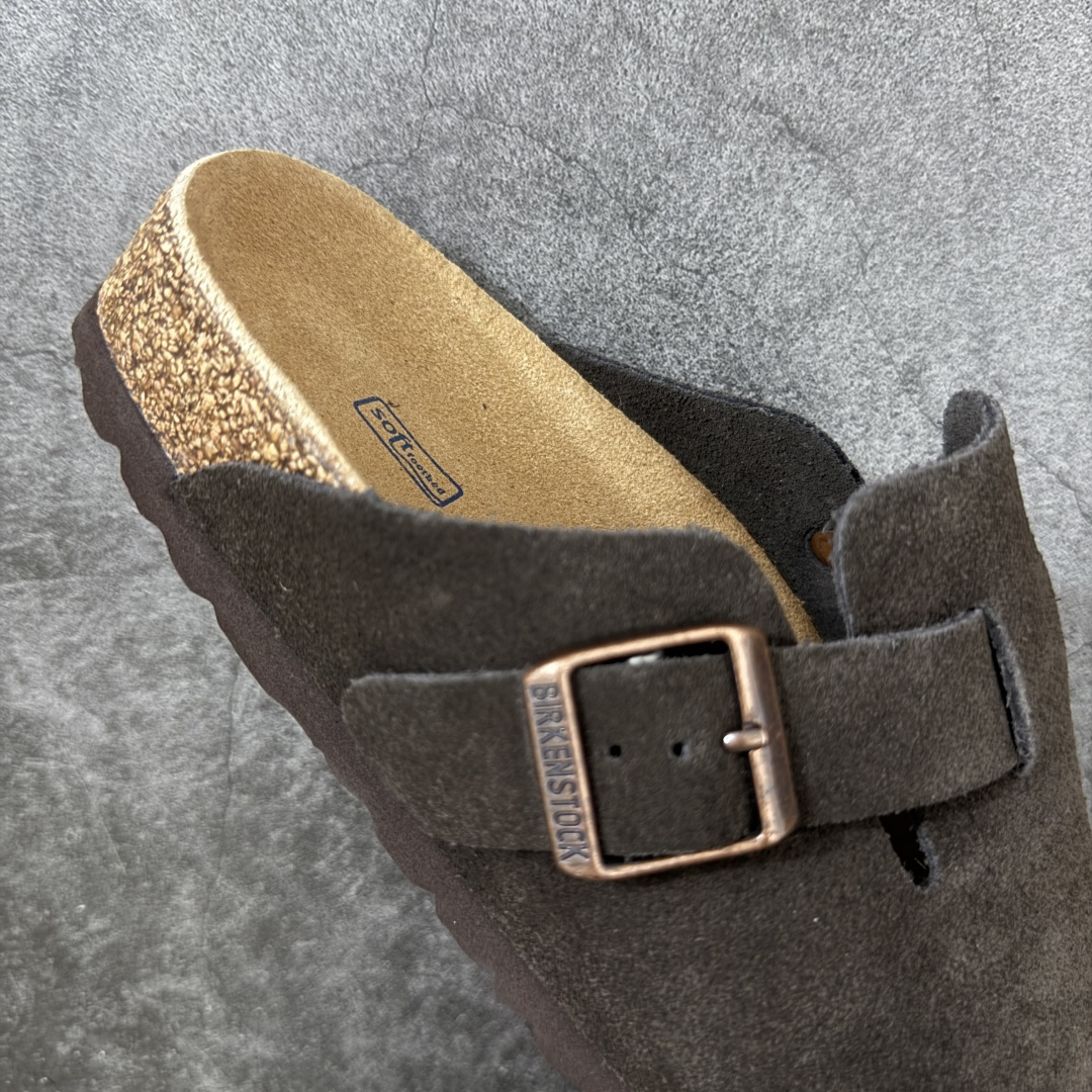 图片[7]-【纯原Y版】德国知名品牌博肯 Birkenstock 勃肯包拖系列 牛皮绒面革平底复古软木休闲鞋 配色货号：0660461 勃肯包头拖 市面顶级版本 真正软木塞大底 品质细节领先市场版本 原产品质 采用质地柔软牛皮绒面革 中底搭载缓震软木橡胶 尺码：35 36 37 38 39 40 41 42 43 44 45 46-选品中心