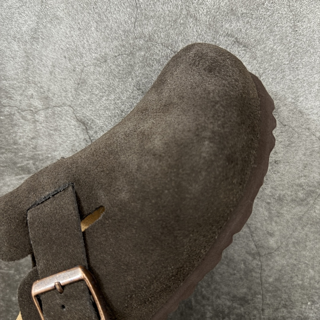 图片[6]-【纯原Y版】德国知名品牌博肯 Birkenstock 勃肯包拖系列 牛皮绒面革平底复古软木休闲鞋 配色货号：0660461 勃肯包头拖 市面顶级版本 真正软木塞大底 品质细节领先市场版本 原产品质 采用质地柔软牛皮绒面革 中底搭载缓震软木橡胶 尺码：35 36 37 38 39 40 41 42 43 44 45 46-选品中心