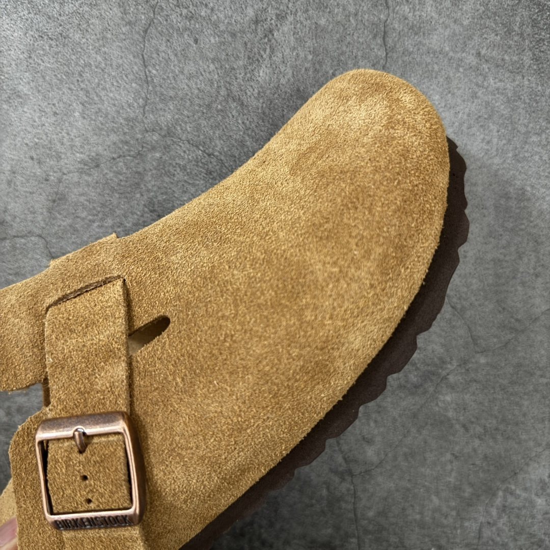 图片[6]-【纯原Y版】德国知名品牌博肯 Birkenstock 勃肯包拖系列 牛皮绒面革平底复古软木休闲鞋 配色货号：1009542 勃肯包头拖 市面顶级版本 真正软木塞大底 品质细节领先市场版本 原产品质 采用质地柔软牛皮绒面革 中底搭载缓震软木橡胶 尺码：35 36 37 38 39 40 41 42 43 44 45-选品中心