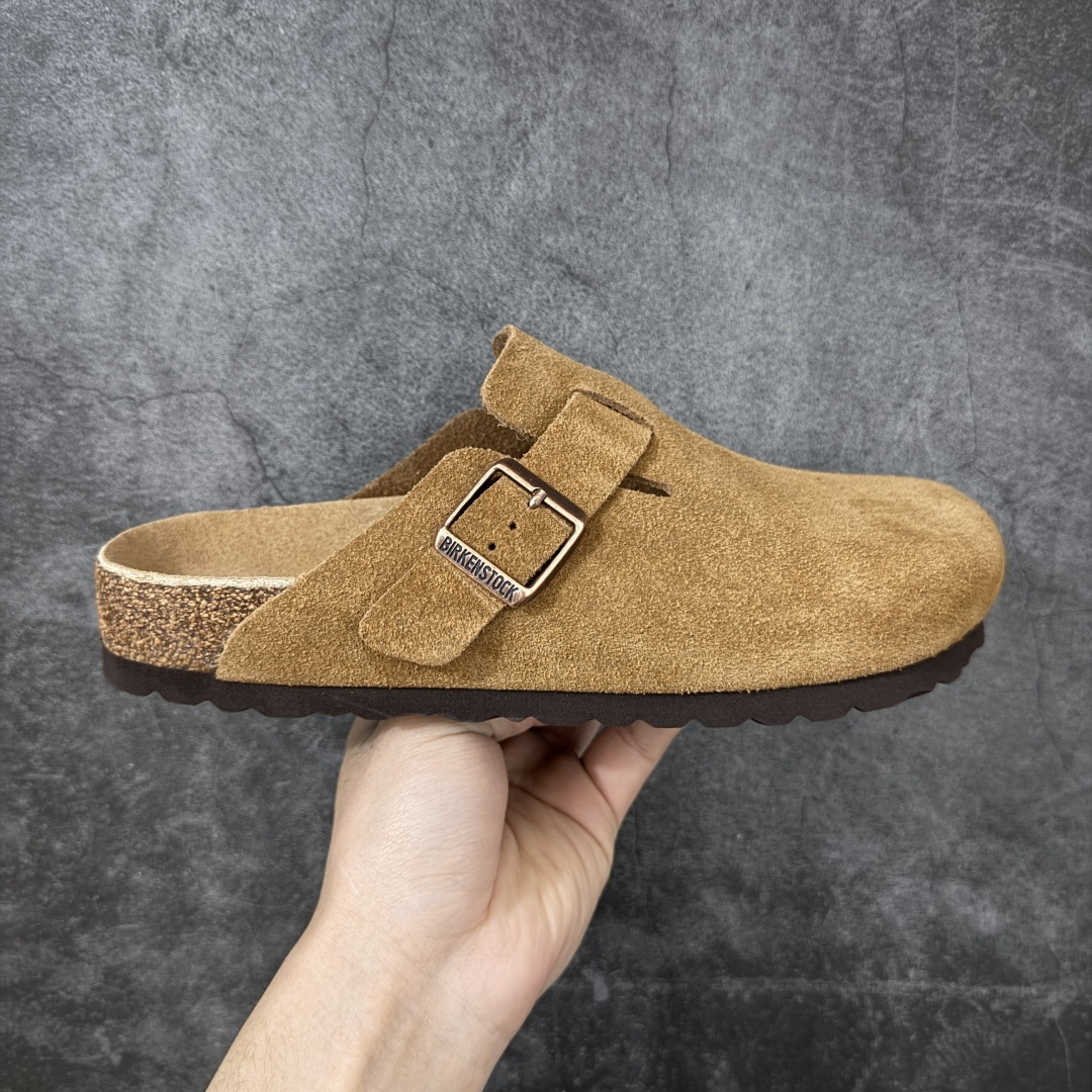 【纯原Y版】德国知名品牌博肯 Birkenstock 勃肯包拖系列 牛皮绒面革平底复古软木休闲鞋 配色货号:1009542 勃肯包头拖 市面顶级版本 真正软木塞大底 品质细节领先市场版本 原产品质 采用质地柔软牛皮绒面革 中底搭载缓震软木橡胶 尺码:35 36 37 38 39 40 41 42 43 44 45-选品中心