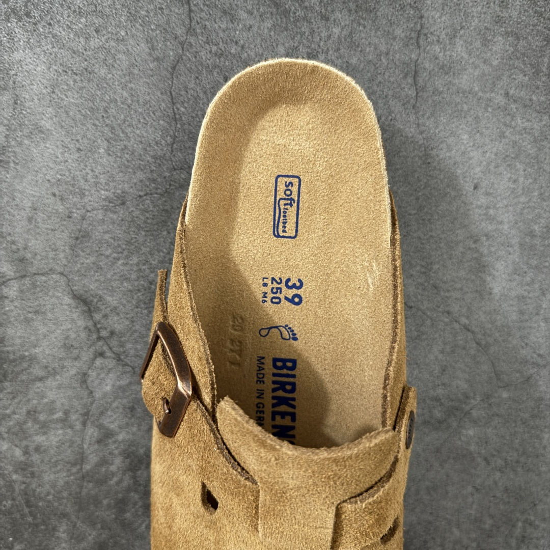 图片[8]-【纯原Y版】德国知名品牌博肯 Birkenstock 勃肯包拖系列 牛皮绒面革平底复古软木休闲鞋 配色货号：1009542 勃肯包头拖 市面顶级版本 真正软木塞大底 品质细节领先市场版本 原产品质 采用质地柔软牛皮绒面革 中底搭载缓震软木橡胶 尺码：35 36 37 38 39 40 41 42 43 44 45-选品中心