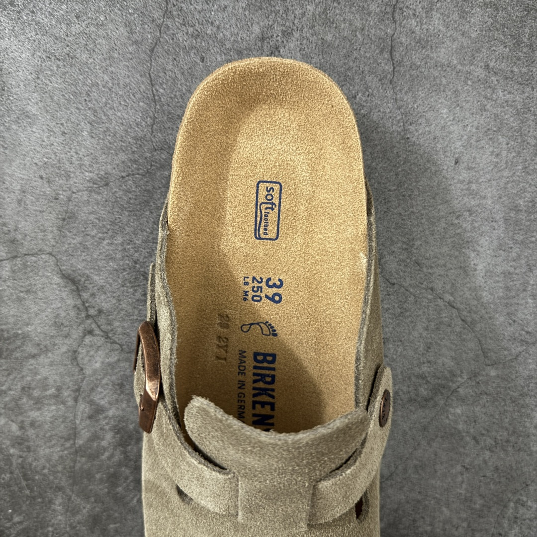 图片[8]-【纯原Y版】德国知名品牌博肯 Birkenstock 勃肯包拖系列 牛皮绒面革平底复古软木休闲鞋 配色货号：0560771 勃肯包头拖 市面顶级版本 真正软木塞大底 品质细节领先市场版本 原产品质 采用质地柔软牛皮绒面革 中底搭载缓震软木橡胶 尺码：35 36 37 38 39 40 41 42 43 44 45-选品中心