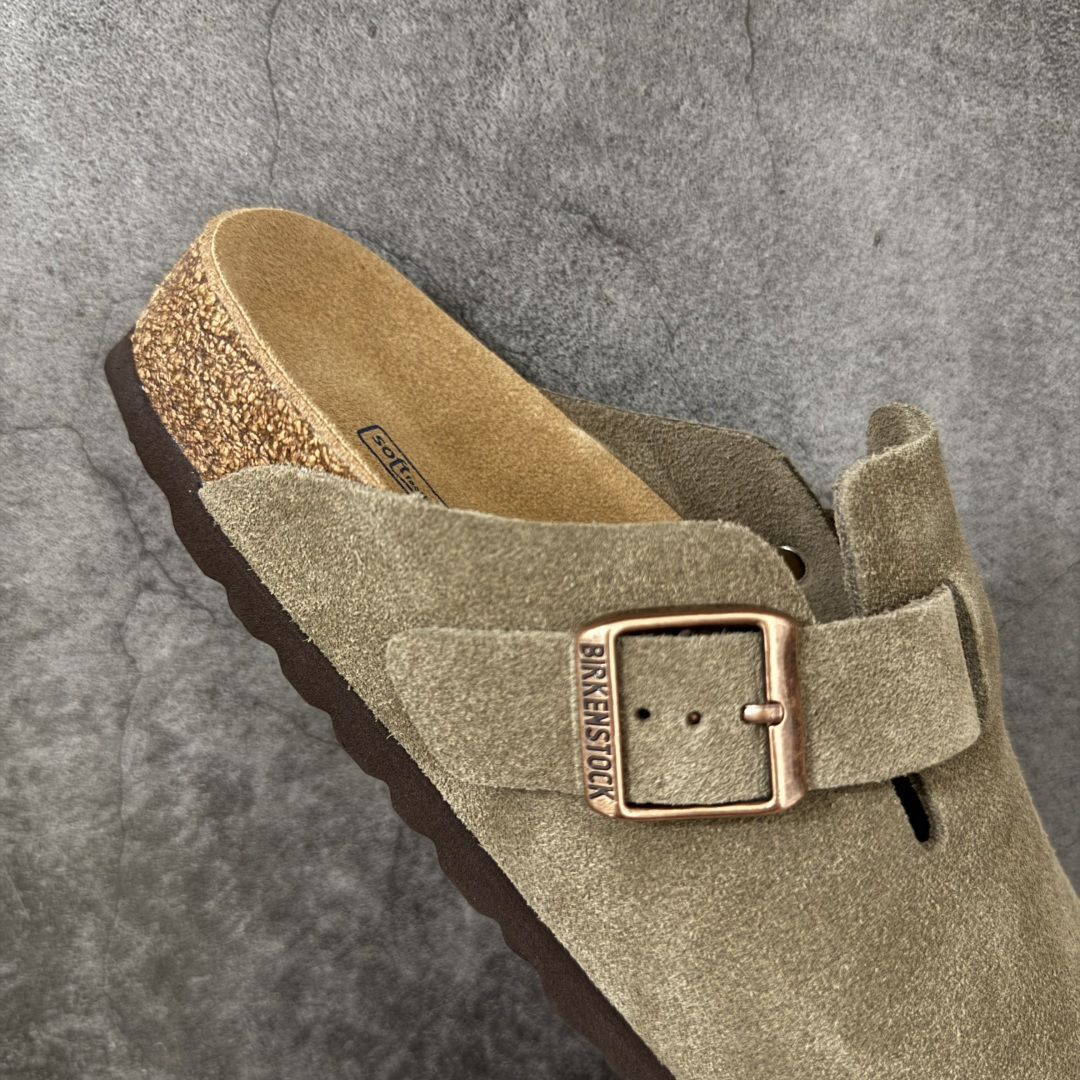图片[7]-【纯原Y版】德国知名品牌博肯 Birkenstock 勃肯包拖系列 牛皮绒面革平底复古软木休闲鞋 配色货号：0560771 勃肯包头拖 市面顶级版本 真正软木塞大底 品质细节领先市场版本 原产品质 采用质地柔软牛皮绒面革 中底搭载缓震软木橡胶 尺码：35 36 37 38 39 40 41 42 43 44 45-选品中心