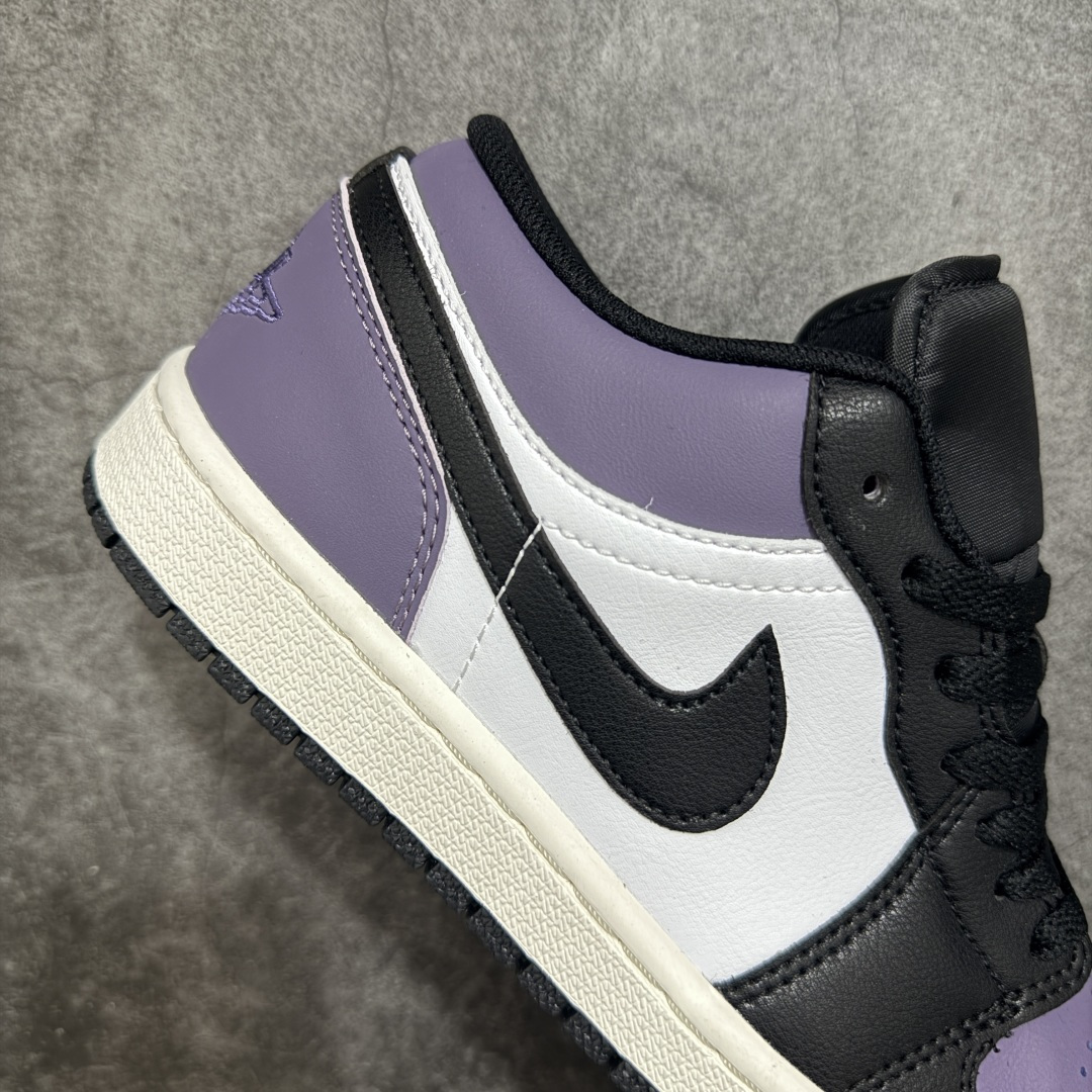 图片[7]-【H11纯原】Nike Air Jordan 1 Low SE AJ1舒适贴合 防滑耐磨 低帮 复古篮球鞋 男女同款 黑紫 货号：553560-081 H11纯原外贸平台特供订单 全套原纸板楦头开发 原厂特供材料配套加持 确保原汁原味 完美呈现版型 原档数据独家私模大底 男女鞋同步官方开发至47.5 原装进口轻量化鞋垫 进口港宝加持 后跟自然饱满 还原公司包裹性 鞋面采用原装数据贴合技术 全方位贴合包裹脚型 鞋跟部鞋底牵引设计 提供强大的抓地性能 更适应不同实战场地路面 尺码：35.5 36 36.5 37.5 38 38.5 39 40 40.5 41 42 42.5 43 44 45 46 47.5-选品中心