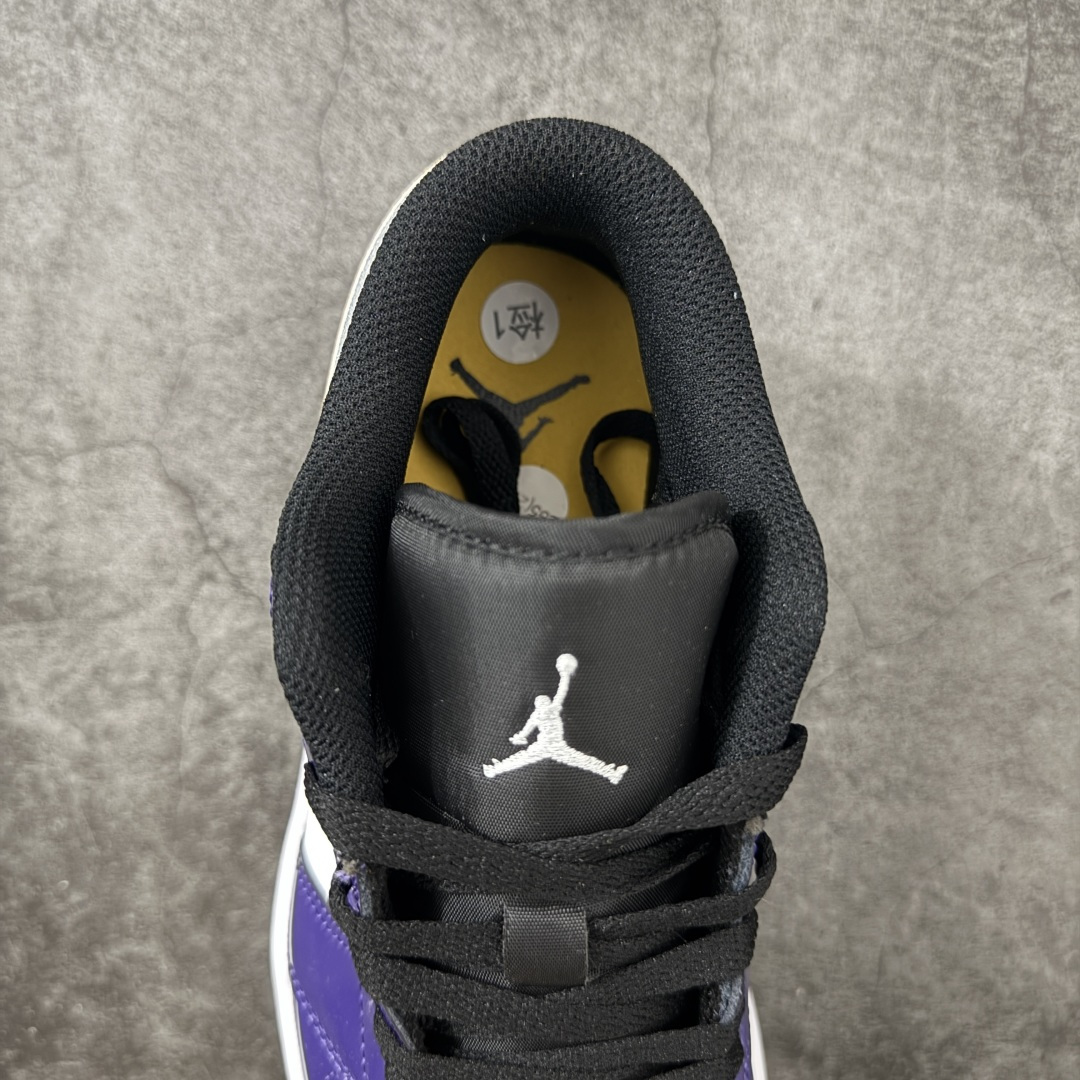 图片[8]-【H11纯原】Nike Air Jordan 1 Low SE AJ1舒适贴合 防滑耐磨 低帮 复古篮球鞋 男女同款 白紫黄 货号：IQ9389-547 H11纯原外贸平台特供订单 全套原纸板楦头开发 原厂特供材料配套加持 确保原汁原味 完美呈现版型 原档数据独家私模大底 男女鞋同步官方开发至47.5 原装进口轻量化鞋垫 进口港宝加持 后跟自然饱满 还原公司包裹性 鞋面采用原装数据贴合技术 全方位贴合包裹脚型 鞋跟部鞋底牵引设计 提供强大的抓地性能 更适应不同实战场地路面 尺码：35.5 36 36.5 37.5 38 38.5 39 40 40.5 41 42 42.5 43 44 45 46 47.5-选品中心
