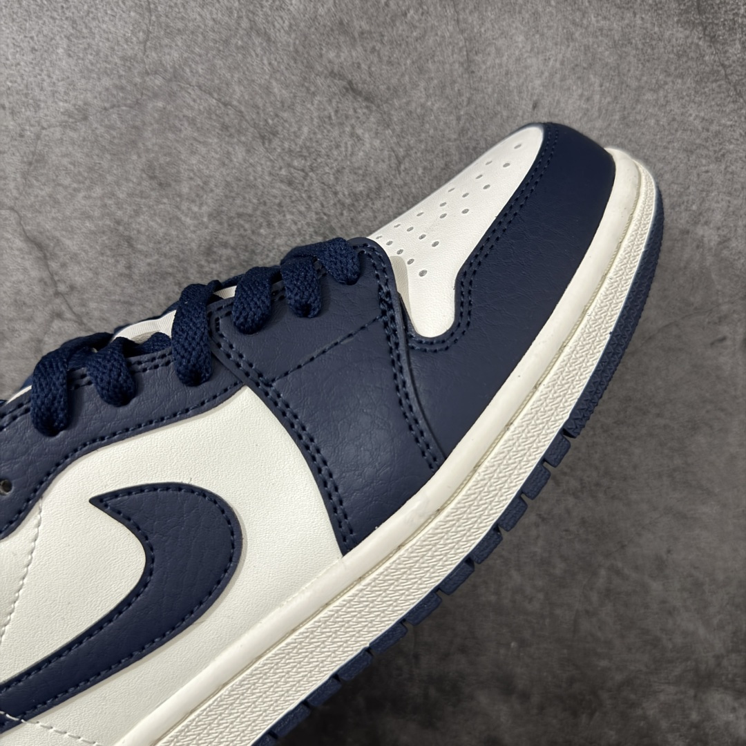 图片[6]-【H11纯原】Nike Air Jordan 1 Low OG AJ1舒适贴合 防滑耐磨 低帮 复古篮球鞋 男女同款 黑曜石 黑白蓝 货号：CZ0790-400 H11纯原外贸平台特供订单 全套原纸板楦头开发 原厂特供材料配套加持 确保原汁原味 完美呈现版型 原档数据独家私模大底 男女鞋同步官方开发至47.5 原装进口轻量化鞋垫 进口港宝加持 后跟自然饱满 还原公司包裹性 鞋面采用原装数据贴合技术 全方位贴合包裹脚型 鞋跟部鞋底牵引设计 提供强大的抓地性能 更适应不同实战场地路面 尺码：35.5 36 36.5 37.5 38 38.5 39 40 40.5 41 42 42.5 43 44 45 46 47.5-选品中心