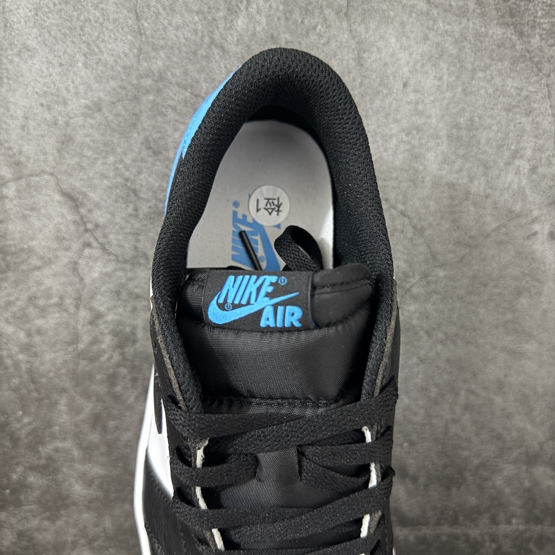 图片[8]-【H11纯原】Nike Air Jordan 1 Low OG AJ1舒适贴合 防滑耐磨 低帮 复古篮球鞋 男女同款 黑曜石 黑白蓝 货号：CZ0790-104 H11纯原外贸平台特供订单 全套原纸板楦头开发 原厂特供材料配套加持 确保原汁原味 完美呈现版型 原档数据独家私模大底 男女鞋同步官方开发至47.5 原装进口轻量化鞋垫 进口港宝加持 后跟自然饱满 还原公司包裹性 鞋面采用原装数据贴合技术 全方位贴合包裹脚型 鞋跟部鞋底牵引设计 提供强大的抓地性能 更适应不同实战场地路面 尺码：35.5 36 36.5 37.5 38 38.5 39 40 40.5 41 42 42.5 43 44 45 46 47.5-选品中心