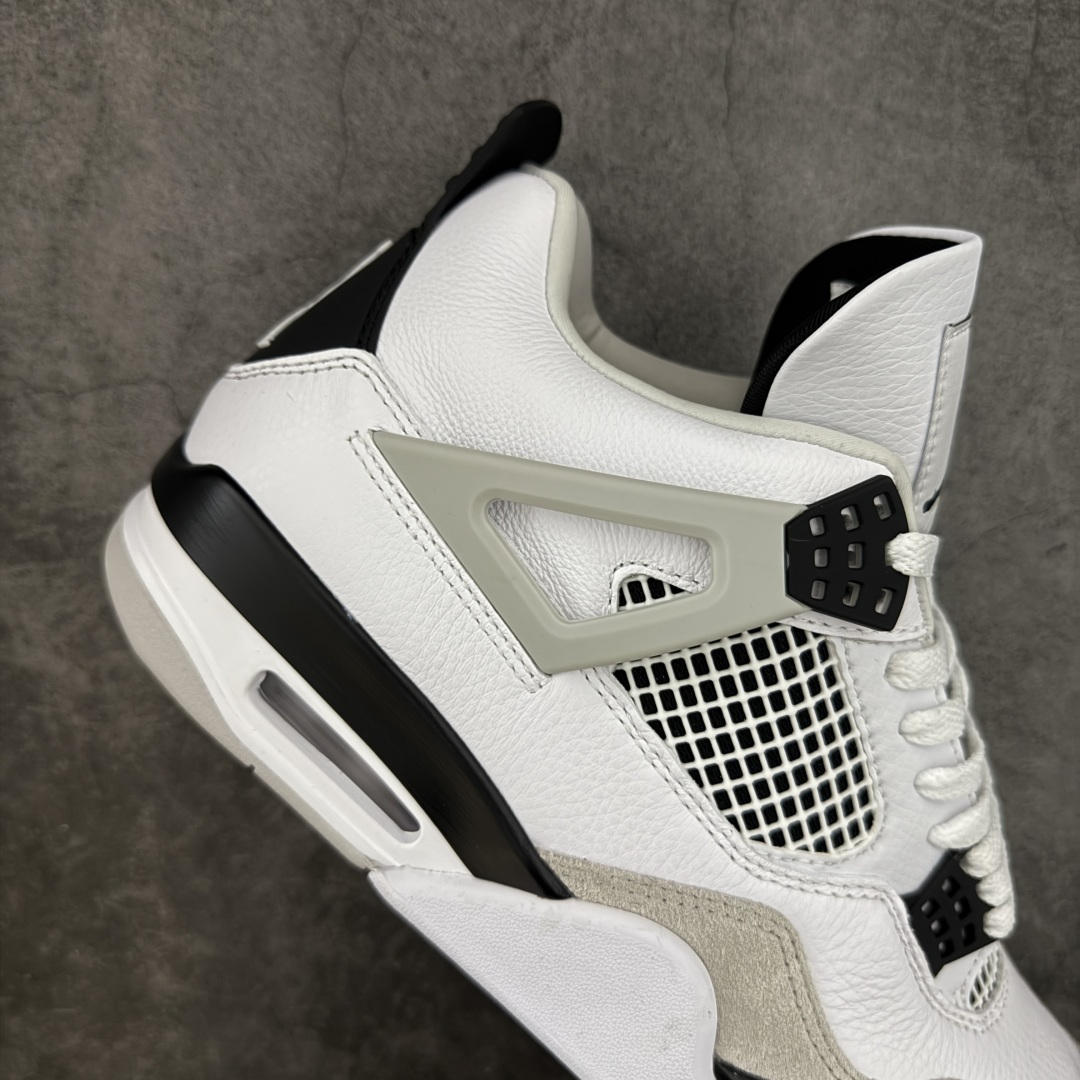 图片[7]-【H11纯原】Nike Air Jordan 4 Retro Military Black AJ4 乔一 舒适贴合 中帮 复古篮球鞋 男女同款 灰白黑 货号：DH6927-111 尺码：35.5 36 36.5 37.5 38 38.5 39 40 40.5 41 42 42.5 43 44 45 46 47.5 48.5 纯原外贸平台特供订单 全套原纸板楦头开发 原厂特供材料配套加持 确保原汁原味 完美呈现版型 原档数据独家私模大底 男女鞋同步官方开发至48.5 原装进口轻量化鞋垫 进口港宝加持 后跟自然饱满 还原公司包裹性 鞋面采用原装数据贴合技术 全方位贴合包裹脚型 鞋跟部鞋底牵引设计 提供强大的抓地性能 更适应不同实战场地路面-选品中心