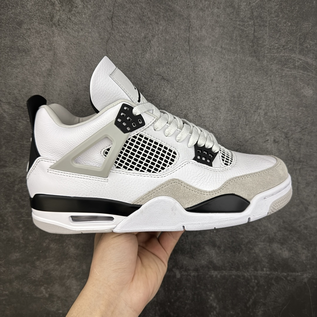 【H11纯原】Nike Air Jordan 4 Retro Military Black AJ4 乔一 舒适贴合 中帮 复古篮球鞋 男女同款 灰白黑 货号：DH6927-111 尺码：35.5 36 36.5 37.5 38 38.5 39 40 40.5 41 42 42.5 43 44 45 46 47.5 48.5 纯原外贸平台特供订单 全套原纸板楦头开发 原厂特供材料配套加持 确保原汁原味 完美呈现版型 原档数据独家私模大底 男女鞋同步官方开发至48.5 原装进口轻量化鞋垫 进口港宝加持 后跟自然饱满 还原公司包裹性 鞋面采用原装数据贴合技术 全方位贴合包裹脚型 鞋跟部鞋底牵引设计 提供强大的抓地性能 更适应不同实战场地路面-选品中心