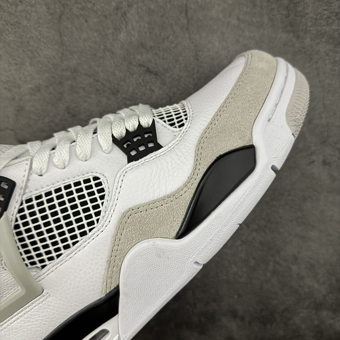 图片[6]-【H11纯原】Nike Air Jordan 4 Retro Military Black AJ4 乔一 舒适贴合 中帮 复古篮球鞋 男女同款 灰白黑 货号：DH6927-111 尺码：35.5 36 36.5 37.5 38 38.5 39 40 40.5 41 42 42.5 43 44 45 46 47.5 48.5 纯原外贸平台特供订单 全套原纸板楦头开发 原厂特供材料配套加持 确保原汁原味 完美呈现版型 原档数据独家私模大底 男女鞋同步官方开发至48.5 原装进口轻量化鞋垫 进口港宝加持 后跟自然饱满 还原公司包裹性 鞋面采用原装数据贴合技术 全方位贴合包裹脚型 鞋跟部鞋底牵引设计 提供强大的抓地性能 更适应不同实战场地路面-选品中心
