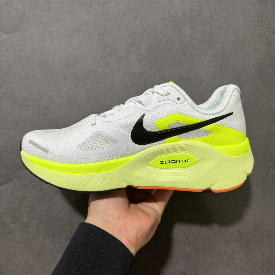 图片[2]-【公司级】NIKE STRUCTURE PLUS 耐克 舒适减震防滑 低帮跑步鞋 全掌ReactX泡绵中底 前掌和后跟还配备了Air Zoom气垫单元 据说跑起来更快更舒适哦 这次最大的升级点 首次引入了ReactX泡绵 货号：HQ3048-101 尺码：尺码：40～45-选品中心