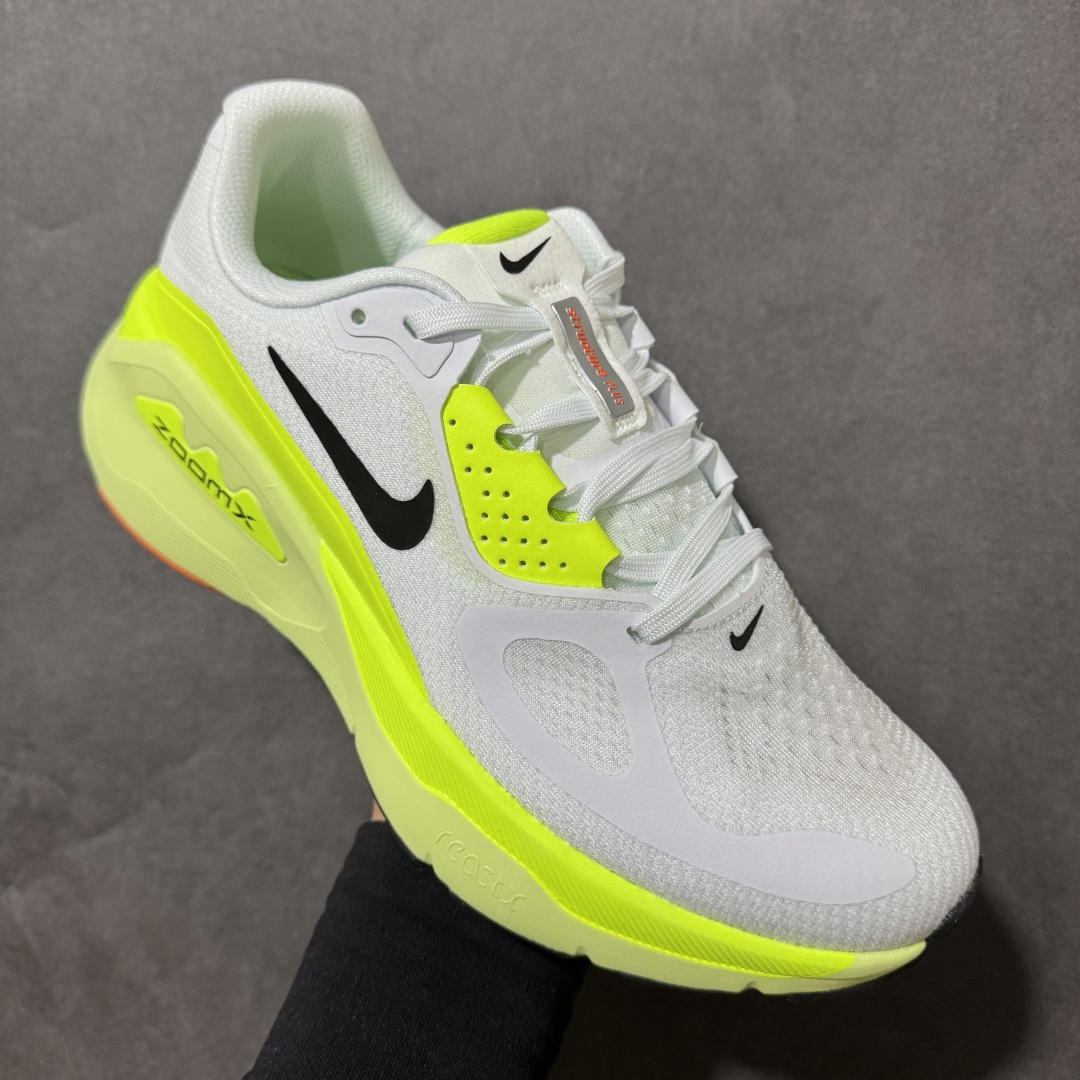 图片[3]-【公司级】NIKE STRUCTURE PLUS 耐克 舒适减震防滑 低帮跑步鞋 全掌ReactX泡绵中底 前掌和后跟还配备了Air Zoom气垫单元 据说跑起来更快更舒适哦 这次最大的升级点 首次引入了ReactX泡绵 货号：HQ3048-101 尺码：尺码：40～45-选品中心