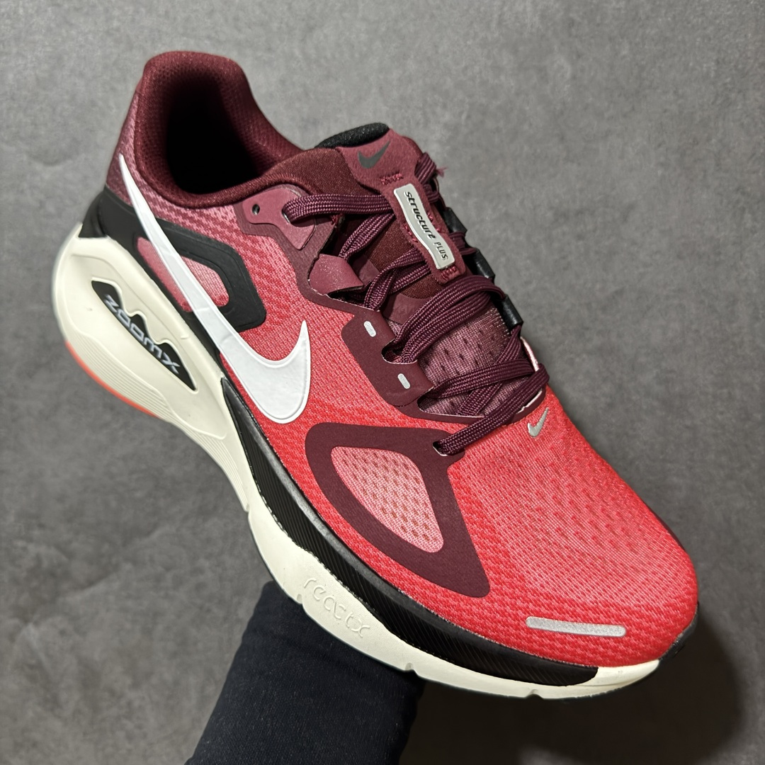 图片[3]-【公司级】NIKE STRUCTURE PLUS 耐克 舒适减震防滑 低帮跑步鞋 全掌ReactX泡绵中底 前掌和后跟还配备了Air Zoom气垫单元 据说跑起来更快更舒适哦 这次最大的升级点 首次引入了ReactX泡绵 货号：HQ3049-500 尺码：尺码：40～45-选品中心