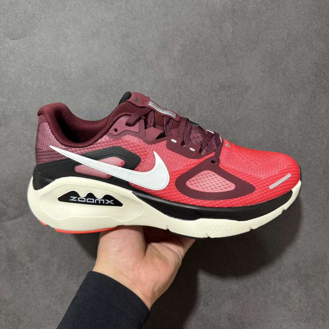 【公司级】NIKE STRUCTURE PLUS 耐克 舒适减震防滑 低帮跑步鞋 全掌ReactX泡绵中底 前掌和后跟还配备了Air Zoom气垫单元 据说跑起来更快更舒适哦 这次最大的升级点 首次引入了ReactX泡绵 货号:HQ3049-500 尺码:尺码:40~45-选品中心