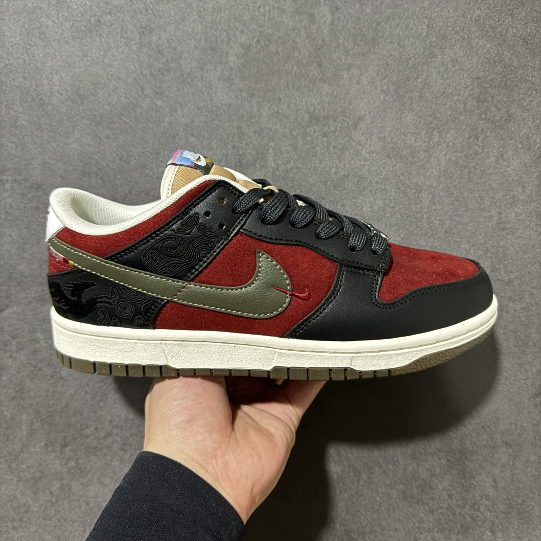 【福利版】Dunk Low 定制款 马年限定黑红 IQ1116-220 尺码：36-45-选品中心