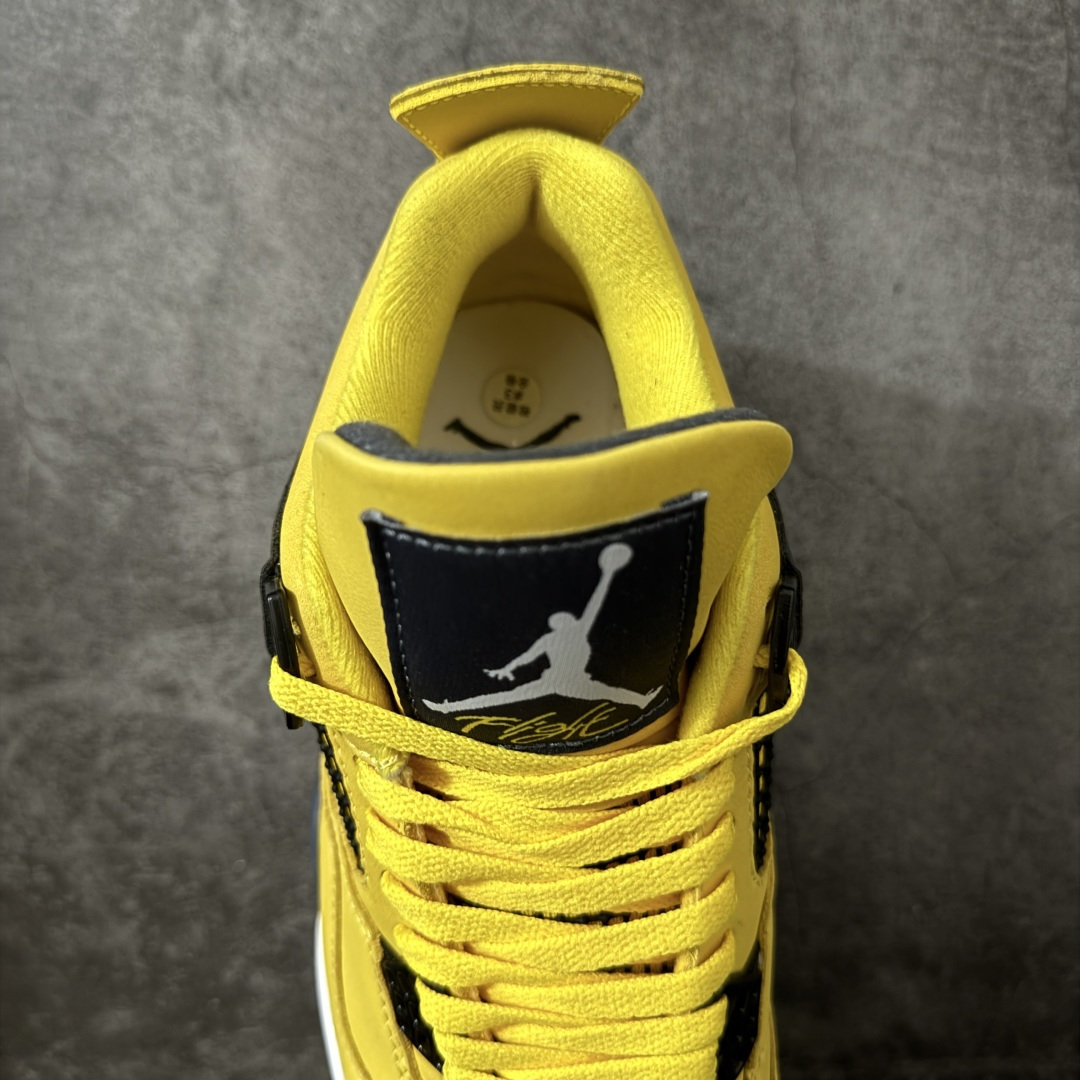 图片[8]-【H11纯原】Nike Air Jordan 4 Retro Retro Tour Yellow AJ4 乔一 舒适贴合 中帮 复古篮球鞋 男女同款 电母 货号：CT8527-700 尺码：35.5 36 36.5 37.5 38 38.5 39 40 40.5 41 42 42.5 43 44 45 46 47.5 48.5 #纯原外贸平台特供订单 #全套原纸板楦头开发 #原厂特供材料配套加持 #确保原汁原味 完美呈现版型 #原档数据独家私模大底 #男女鞋同步官方开发至47.5 #原装进口轻量化鞋垫 #进口港宝加持 后跟自然饱满 还原公司包裹性 #鞋面采用原装数据贴合技术 #全方位贴合包裹脚型 #鞋跟部鞋底牵引设计 #提供强大的抓地性能 #更适应不同实战场地路面-选品中心