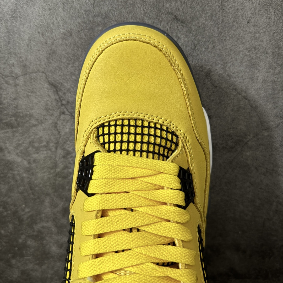 图片[5]-【H11纯原】Nike Air Jordan 4 Retro Retro Tour Yellow AJ4 乔一 舒适贴合 中帮 复古篮球鞋 男女同款 电母 货号：CT8527-700 尺码：35.5 36 36.5 37.5 38 38.5 39 40 40.5 41 42 42.5 43 44 45 46 47.5 48.5 #纯原外贸平台特供订单 #全套原纸板楦头开发 #原厂特供材料配套加持 #确保原汁原味 完美呈现版型 #原档数据独家私模大底 #男女鞋同步官方开发至47.5 #原装进口轻量化鞋垫 #进口港宝加持 后跟自然饱满 还原公司包裹性 #鞋面采用原装数据贴合技术 #全方位贴合包裹脚型 #鞋跟部鞋底牵引设计 #提供强大的抓地性能 #更适应不同实战场地路面-选品中心
