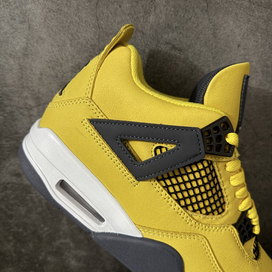 图片[7]-【H11纯原】Nike Air Jordan 4 Retro Retro Tour Yellow AJ4 乔一 舒适贴合 中帮 复古篮球鞋 男女同款 电母 货号：CT8527-700 尺码：35.5 36 36.5 37.5 38 38.5 39 40 40.5 41 42 42.5 43 44 45 46 47.5 48.5 #纯原外贸平台特供订单 #全套原纸板楦头开发 #原厂特供材料配套加持 #确保原汁原味 完美呈现版型 #原档数据独家私模大底 #男女鞋同步官方开发至47.5 #原装进口轻量化鞋垫 #进口港宝加持 后跟自然饱满 还原公司包裹性 #鞋面采用原装数据贴合技术 #全方位贴合包裹脚型 #鞋跟部鞋底牵引设计 #提供强大的抓地性能 #更适应不同实战场地路面-选品中心