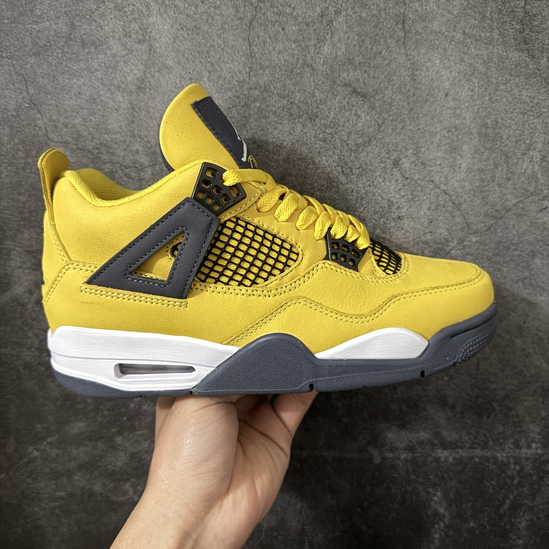 【H11纯原】Nike Air Jordan 4 Retro Retro Tour Yellow AJ4 乔一 舒适贴合 中帮 复古篮球鞋 男女同款 电母 货号：CT8527-700 尺码：35.5 36 36.5 37.5 38 38.5 39 40 40.5 41 42 42.5 43 44 45 46 47.5 48.5 #纯原外贸平台特供订单 #全套原纸板楦头开发 #原厂特供材料配套加持 #确保原汁原味 完美呈现版型 #原档数据独家私模大底 #男女鞋同步官方开发至47.5 #原装进口轻量化鞋垫 #进口港宝加持 后跟自然饱满 还原公司包裹性 #鞋面采用原装数据贴合技术 #全方位贴合包裹脚型 #鞋跟部鞋底牵引设计 #提供强大的抓地性能 #更适应不同实战场地路面-选品中心