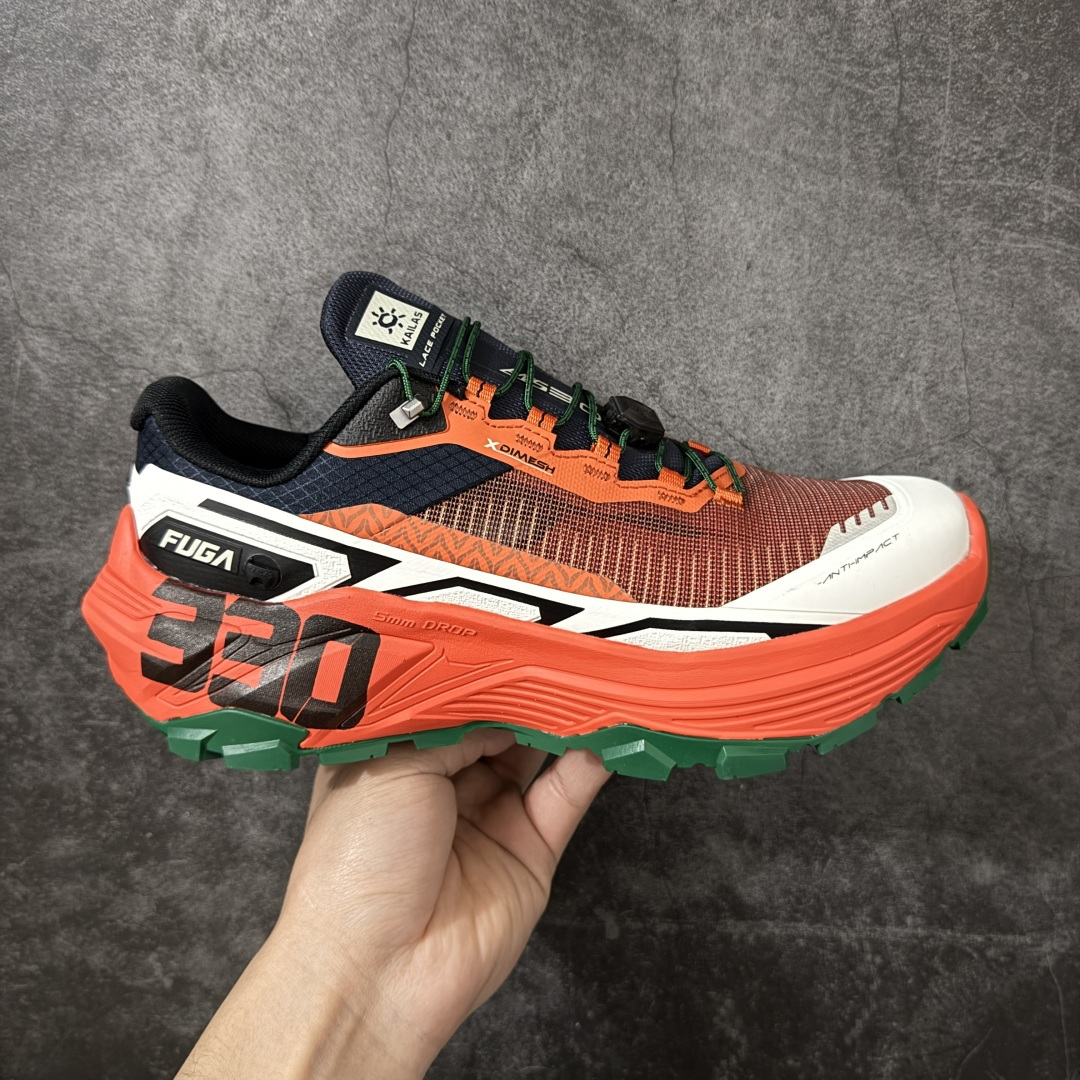 【Top纯原】凯乐石Kailas Fuga EX330 大坡王竞技系列全防水低帮登山户外休闲运动慢跑鞋系带款 升级原楦原纸版开发版型，采用XDiMESH多维网面面料材质，搭载减震科技恢复性高密EVA中底,防滑耐磨RB橡胶外底❗️ 货号：KS2533155 尺码：36-45 带半码-选品中心