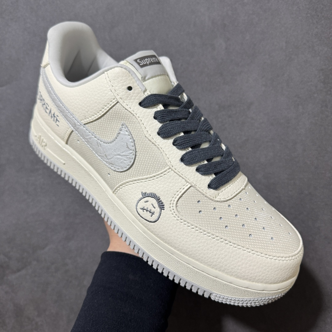 图片[3]-【定制版】Nike Air Force 1\’07 Low 白灰帆布 空军一号低帮休闲板鞋  #原楦原纸板 纯正空军版型 内置全掌气垫 货号：DW8806-009  尺码：36 36.5 37.5 38 38.5 39 40 40.5 41 42 42.5 43 44 44.5 45-选品中心