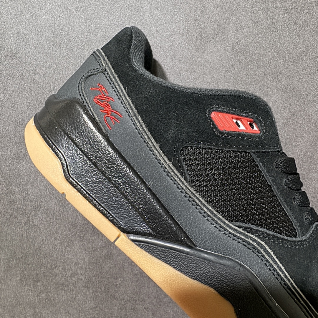 图片[6]-【PE纯原】Air Jordan Retro Flight Court SP低帮 AJ低邦 乔丹篮球鞋系列 全新高端版本 用料扎实 头层翻毛＋头层皮 区别市场通货 正确针织鞋码效果 版型完美 正确私模大底 鞋款整体以翻毛皮打造，搭配侧身头层皮面框架，鞋舌及后跟Jumpman Logo分别采用刺绣点缀，后跟侧身Flighth字样也辅以刺绣呈现，秉承轻量化的速度型篮球鞋设计思想完成设计，降低重量的同时提升舒适度，中底延续前作使用了分离式后掌可视化Air Soleb气垫。鞋带孔和后跟鞋提以籃网为造型灵感，将篮球运动巧妙融入到鞋款的设计之中，使鞋身整体富有流动性、节奏感和优雅气质。 货号：HF3255-001 尺码：38 39 40 40.5 41 42 42.5 43 44 44.5 45 46-选品中心