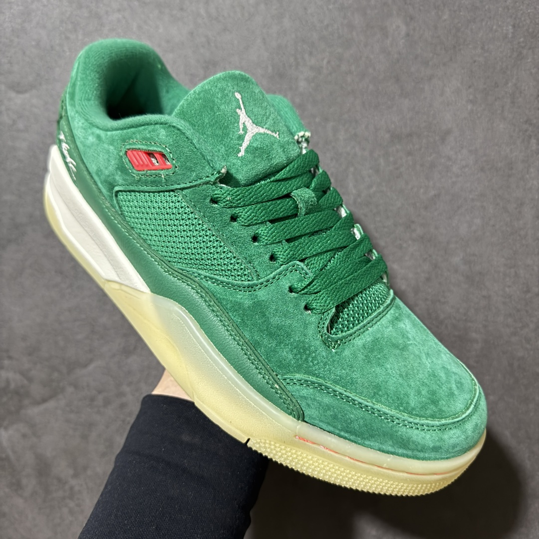 图片[3]-【PE纯原】Air Jordan Retro Flight Court SP低帮 AJ低邦 乔丹篮球鞋系列 全新高端版本 用料扎实 头层翻毛＋头层皮 区别市场通货 正确针织鞋码效果 版型完美 正确私模大底 鞋款整体以翻毛皮打造，搭配侧身头层皮面框架，鞋舌及后跟Jumpman Logo分别采用刺绣点缀，后跟侧身Flighth字样也辅以刺绣呈现，秉承轻量化的速度型篮球鞋设计思想完成设计，降低重量的同时提升舒适度，中底延续前作使用了分离式后掌可视化Air Soleb气垫。鞋带孔和后跟鞋提以籃网为造型灵感，将篮球运动巧妙融入到鞋款的设计之中，使鞋身整体富有流动性、节奏感和优雅气质。 货号：HF3255-300 尺码： 39 40 40.5 41 42 42.5 43 44 44.5 45 46-选品中心