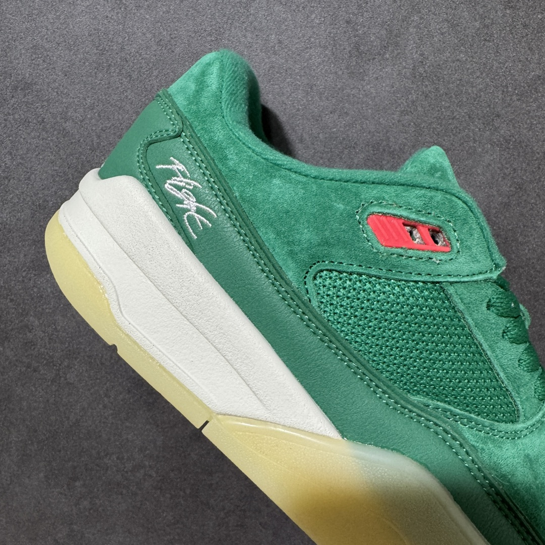 图片[6]-【PE纯原】Air Jordan Retro Flight Court SP低帮 AJ低邦 乔丹篮球鞋系列 全新高端版本 用料扎实 头层翻毛＋头层皮 区别市场通货 正确针织鞋码效果 版型完美 正确私模大底 鞋款整体以翻毛皮打造，搭配侧身头层皮面框架，鞋舌及后跟Jumpman Logo分别采用刺绣点缀，后跟侧身Flighth字样也辅以刺绣呈现，秉承轻量化的速度型篮球鞋设计思想完成设计，降低重量的同时提升舒适度，中底延续前作使用了分离式后掌可视化Air Soleb气垫。鞋带孔和后跟鞋提以籃网为造型灵感，将篮球运动巧妙融入到鞋款的设计之中，使鞋身整体富有流动性、节奏感和优雅气质。 货号：HF3255-300 尺码： 39 40 40.5 41 42 42.5 43 44 44.5 45 46-选品中心