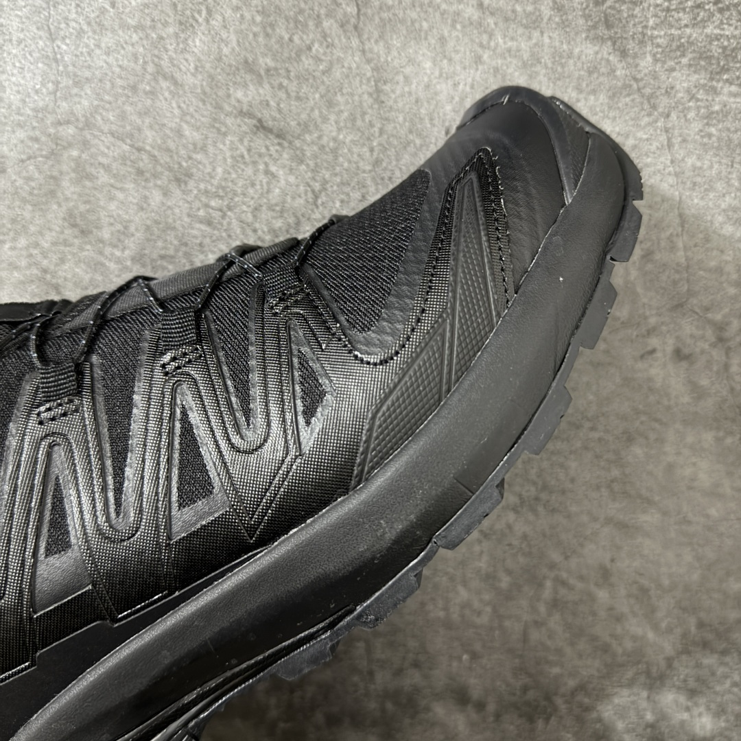 图片[6]-【纯原S版】SALOMON萨洛蒙 XA Pro 3D V9 GTX 圆头 支撑抓地 低帮 户外功能鞋 黑色 472701 原版开发 私模大底 成本极高 完美细节品质💪🏻 代购级百搭徒步鞋，适合在各种复杂地形中使用 Contagrip橡胶大底：具备卓越的抓地力，适用于泥泞、石头路面等复杂地形，确保穿着者稳如磐石。 Sensifit技术：智能鞋楦设计可全方位贴合足部，提供出色的包裹性，减少鞋子与脚之间的摩擦，使双脚在运动中更加稳定。 尺码：36–45-选品中心