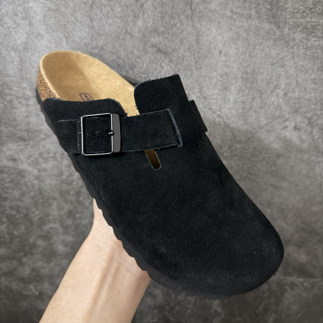 图片[3]-【纯原Y版】德国知名品牌博肯 Birkenstock 勃肯包拖系列 牛皮绒面革平底复古软木休闲鞋 配色货号：0560771 勃肯包头拖 市面顶级版本 真正软木塞大底 品质细节领先市场版本 原产品质 采用质地柔软牛皮绒面革 中底搭载缓震软木橡胶 尺码：35 36 37 38 39 40 41 42 43 44 45-选品中心