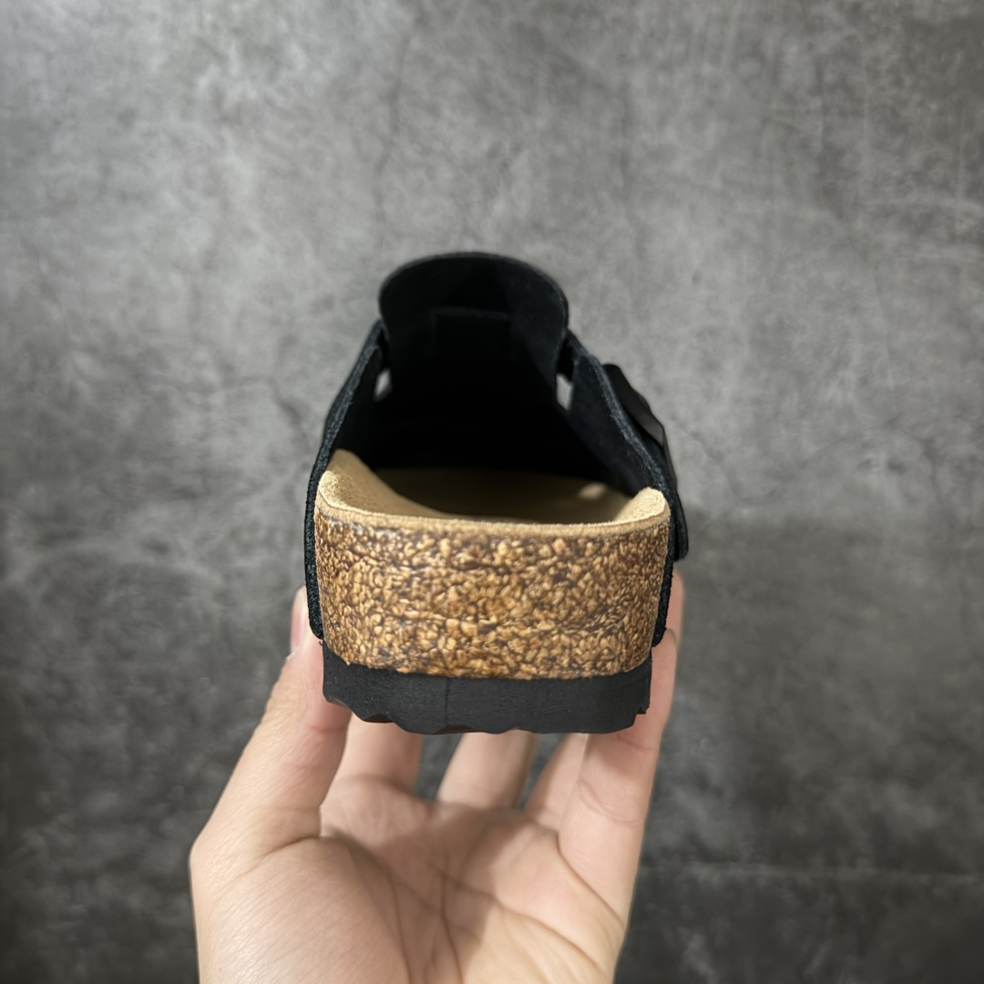 图片[4]-【纯原Y版】德国知名品牌博肯 Birkenstock 勃肯包拖系列 牛皮绒面革平底复古软木休闲鞋 配色货号：0560771 勃肯包头拖 市面顶级版本 真正软木塞大底 品质细节领先市场版本 原产品质 采用质地柔软牛皮绒面革 中底搭载缓震软木橡胶 尺码：35 36 37 38 39 40 41 42 43 44 45-选品中心