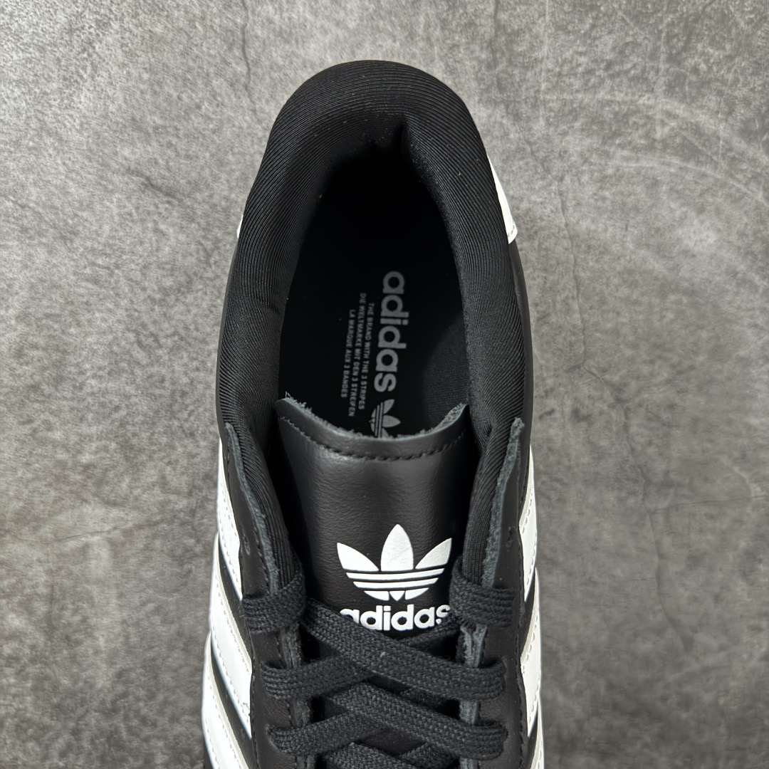 图片[8]-【渠道纯原版】AD Originals TAEKWONDO 跆拳道薄底训练鞋 JS1193 全网独家头层纳帕皮版本 市售最高版 区分市面普通货 皮料 鞋型 中底 针车走线全部拉满配置 💪🏻 从专业赛场到时尚前沿🪩 开启多元运动美学新篇章🥋 𝙏𝘼𝙀𝙆𝙒𝙊𝙉𝘿𝙊👟 演绎穿搭的“绝佳利器” 深受武术历史影响的简约套入式设计 力求致敬00年代初的风尚🥷🎧 ▪皮质鞋面，柔软高级 ▪搭配经典3D鞋头缝线设计 ▪一脚蹬设计穿脱自如 ▪低平橡胶外底助你扎实踩地从容迈步 为小众运动注入现代年轻化审美 鲜明黑白 复古极简 尺码：36 36.5 37 38 38.5 39 40 40.5 41 42 42.5 43 44 44.5 45-选品中心