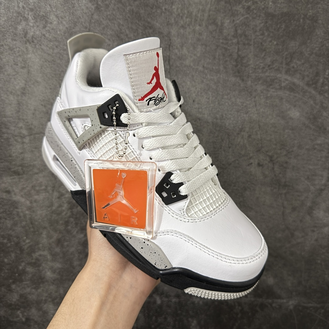 图片[3]-【H11纯原】Air Jordan 4 AJ4 乔4 \”White Cement \” 老款 白水泥 货号：840606-192 尺码：35.5 36 36.5 37.5 38 38.5 39 40 40.5 41 42 42.5 43 44 45 46 47.5 48.5 #纯原外贸平台特供订单 #全套原纸板楦头开发 #原厂特供材料配套加持 #确保原汁原味 完美呈现版型 #原档数据独家私模大底 #男女鞋同步官方开发至47.5 #原装进口轻量化鞋垫 #进口港宝加持 后跟自然饱满 还原公司包裹性 #鞋面采用原装数据贴合技术 #全方位贴合包裹脚型 #鞋跟部鞋底牵引设计 #提供强大的抓地性能 #更适应不同实战场地路面-选品中心
