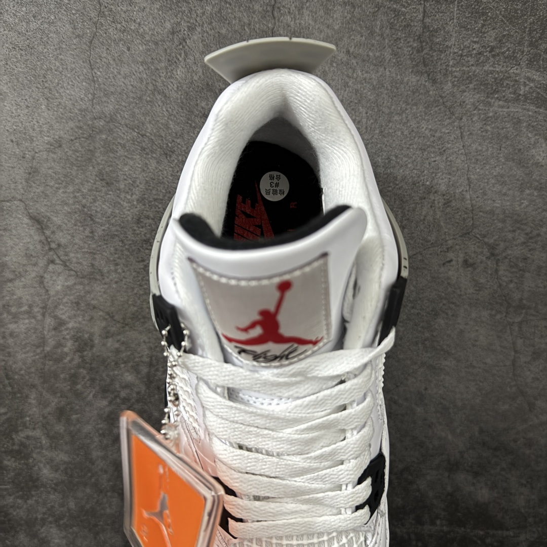 图片[8]-【H11纯原】Air Jordan 4 AJ4 乔4 \”White Cement \” 老款 白水泥 货号：840606-192 尺码：35.5 36 36.5 37.5 38 38.5 39 40 40.5 41 42 42.5 43 44 45 46 47.5 48.5 #纯原外贸平台特供订单 #全套原纸板楦头开发 #原厂特供材料配套加持 #确保原汁原味 完美呈现版型 #原档数据独家私模大底 #男女鞋同步官方开发至47.5 #原装进口轻量化鞋垫 #进口港宝加持 后跟自然饱满 还原公司包裹性 #鞋面采用原装数据贴合技术 #全方位贴合包裹脚型 #鞋跟部鞋底牵引设计 #提供强大的抓地性能 #更适应不同实战场地路面-选品中心